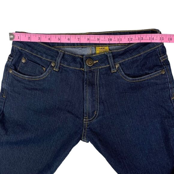 LEXI Dark Denim Blue Embroidered Skinny Jeans Women’s Size 8 - Picture 5 of 8